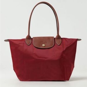 Longchamp Le Pliage Bag in Red